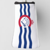 Couvre-club De Golf Drapeau de Cincinnati, Ohio (Tourné à 90°)