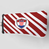 Couvre-club De Golf Drapeau de Croatie (Devant)