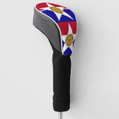Couvre-club De Golf Drapeau de Dallas, Texas Golf Head Cover (Incliné)