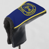 Couvre-club De Golf Drapeau de Evansville, Indiana Golf Head Cover (Devant 3/4)