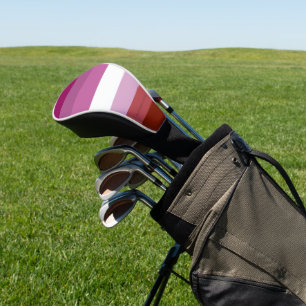 Couvre-club De Golf Drapeau de fierté lesbienne de SlipperyJoe féminin