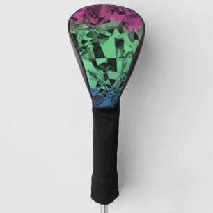 Couvre-club De Golf Drapeau de Fierté Polysexuel Groovy Éclectique Rét