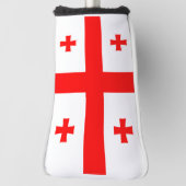 Couvre-club De Golf Drapeau de Géorgie (Tourné à 90°)