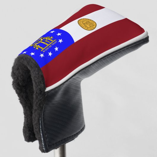 Couvre-club De Golf Drapeau de Géorgie (Devant 3/4)