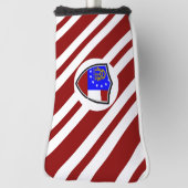 Couvre-club De Golf Drapeau de Géorgie (Tourné à 90°)
