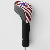 Couvre-club De Golf Drapeau de Géorgie (Incliné)