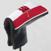 Couvre-club De Golf Drapeau de Gibraltar (Devant 3/4)