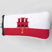 Couvre-club De Golf Drapeau de Gibraltar (Devant)
