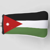Couvre-club De Golf Drapeau de Jordanie (Devant)