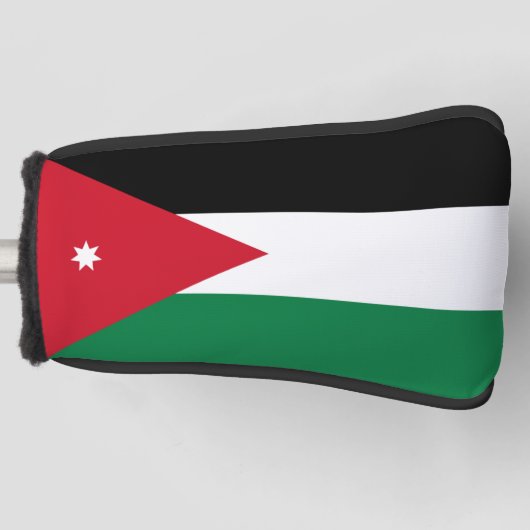 Couvre-club De Golf Drapeau de Jordanie (Devant)