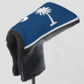 Couvre-club De Golf Drapeau de la Caroline du Sud (Devant 3/4)