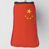 Couvre-club De Golf Drapeau de la Chine (Tourné à 90°)