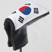 Couvre-club De Golf Drapeau de la Corée du Sud - Yin Yang (Devant 3/4)