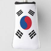 Couvre-club De Golf Drapeau de la Corée du Sud - Yin Yang (Tourné à 90°)