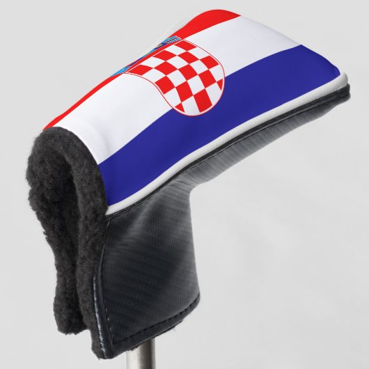 Couvre-club De Golf Drapeau de la Croatie (Devant 3/4)