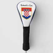 Couvre-club De Golf Drapeau de la Croatie personnalisé (Devant)