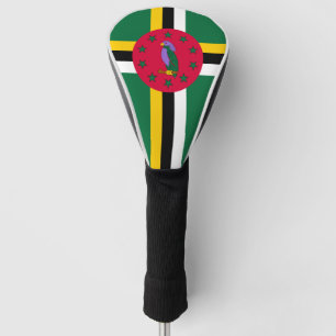 Couvre-club De Golf Drapeau de la Dominique