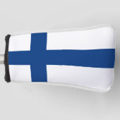 Couvre-club De Golf Drapeau de la Finlande Croix Bleue Suomi (Devant)