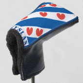 Couvre-club De Golf Drapeau de la Frise (Devant 3/4)