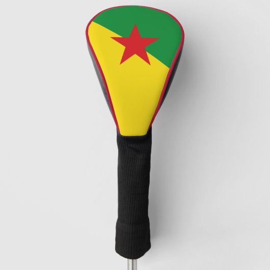 Couvre-club De Golf Drapeau de la Guyane (Devant)