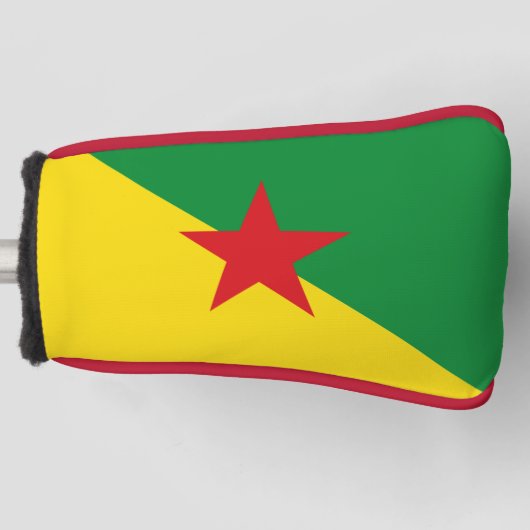 Couvre-club De Golf Drapeau de la Guyane (Devant)