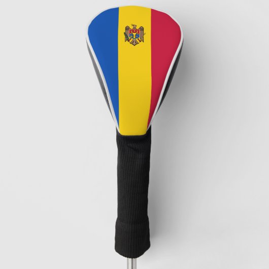 Couvre-club De Golf Drapeau de la Moldavie (Devant)