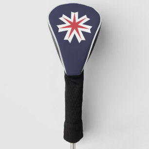 Couvre-club De Golf Drapeau de la préfecture d'Hokkaido, Japon