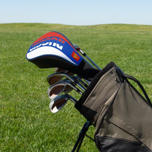 Couvre-club De Golf Drapeau de la Russie magnifique patriotique (In Situ)