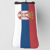 Couvre-club De Golf Drapeau de la Serbie (Tourné à 90°)
