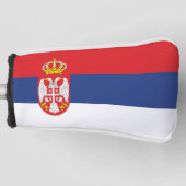 Couvre-club De Golf drapeau de la Serbie (Devant)