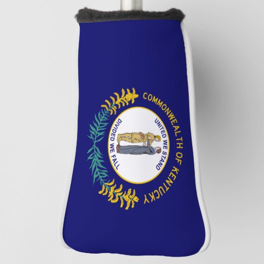 Couvre-club De Golf Drapeau de la tête de golf du Kentucky (Tourné à 90°)