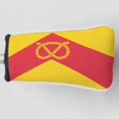 Couvre-club De Golf Drapeau de la tête de golf du Staffordshire (Devant)