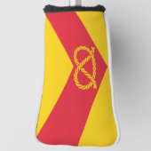 Couvre-club De Golf Drapeau de la tête de golf du Staffordshire (Tourné à 90°)