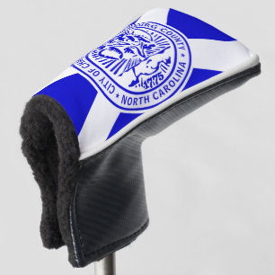 Couvre-club De Golf Drapeau de la ville de Charlotte