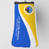 Couvre-club De Golf Drapeau de la ville de Long Beach (Tourné à 90°)