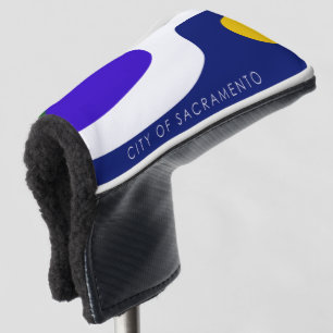 Couvre-club De Golf Drapeau de la ville de Sacramento