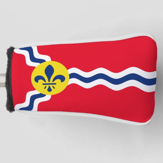 Couvre-club De Golf Drapeau de la ville de Saint-Louis (Devant)