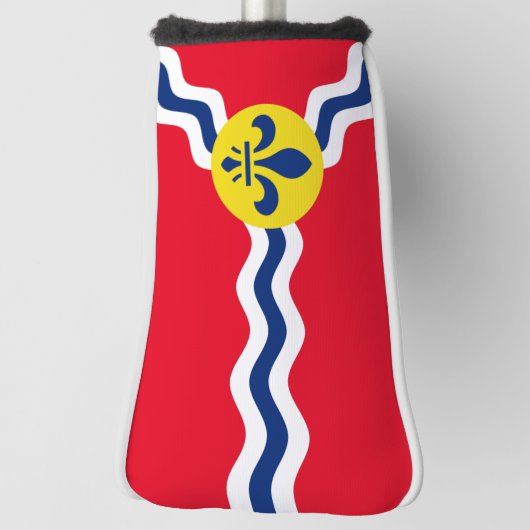 Couvre-club De Golf Drapeau de la ville de Saint-Louis (Tourné à 90°)