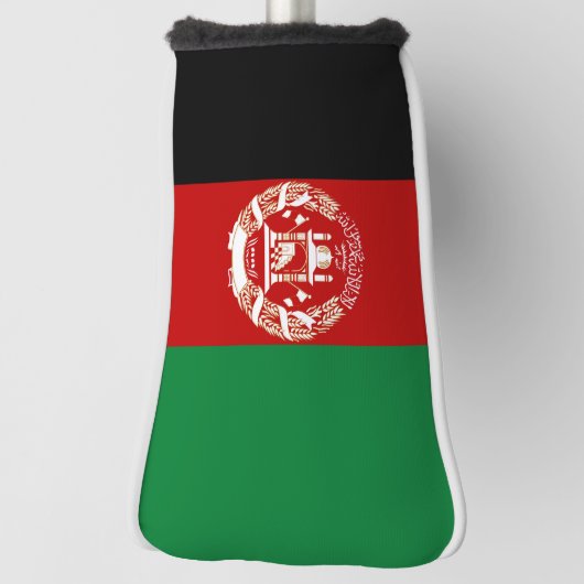 Couvre-club De Golf Drapeau de l'Afghanistan (Tourné à 90°)