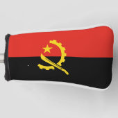 Couvre-club De Golf Drapeau de l'Angola (Devant)