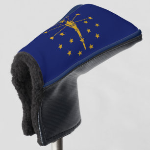 Couvre-club De Golf Drapeau de l'État de l'Indiana