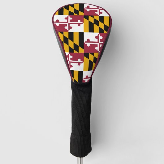 Couvre-club De Golf Drapeau de l'État du Maryland (Devant)