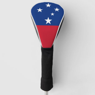 Couvre-club De Golf Drapeau de l'île des Samoa patriotiques