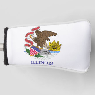 Couvre-club De Golf Drapeau de l'Illinois