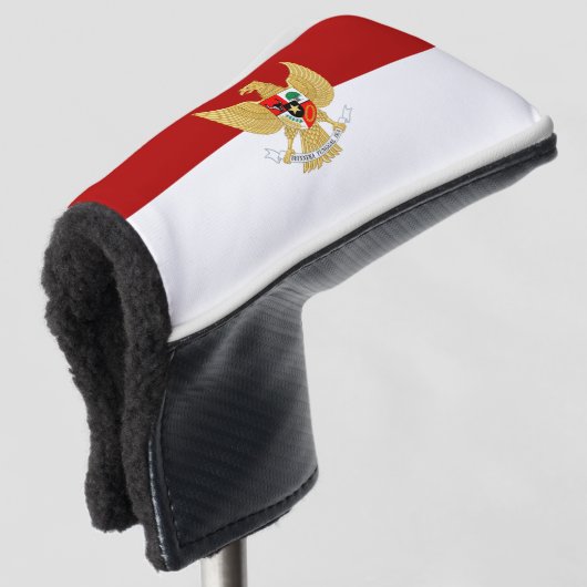 Couvre-club De Golf Drapeau de l'Indonésie (Devant 3/4)