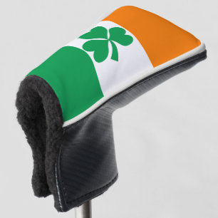 Couvre-club De Golf Drapeau de l'Irlande Shamrock