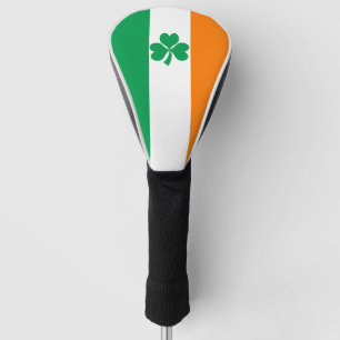 Couvre-club De Golf Drapeau de l'Irlande Shamrock