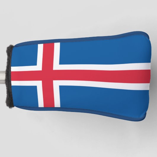 Couvre-club De Golf Drapeau de l'Islande (Devant)