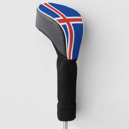 Couvre-club De Golf Drapeau de l'Islande (Incliné)