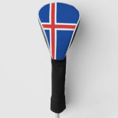 Couvre-club De Golf Drapeau de l'Islande (Devant)